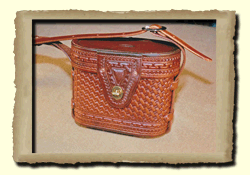Basket stamped binocular case