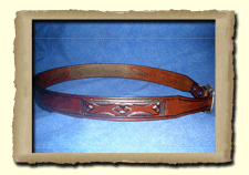 Geometric pattern belt