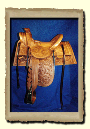 Historic reproduction of S.C. Gallup No. 50 saddle