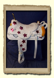 Stars & Scrolls Saddle